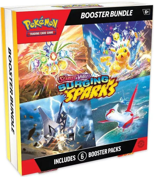 Pokemon TCG: Surging Sparks Booster Bundle (6 Packs)