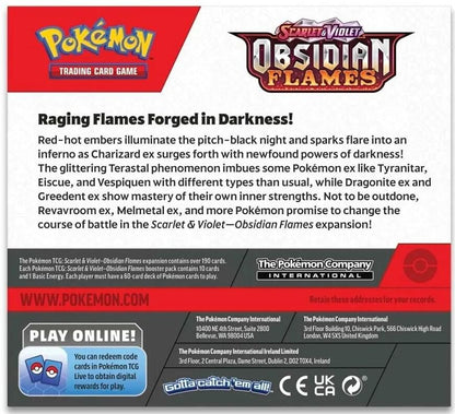 Pokemon TCG: Obsidian Flames Booster Box Display Box x36 pack
