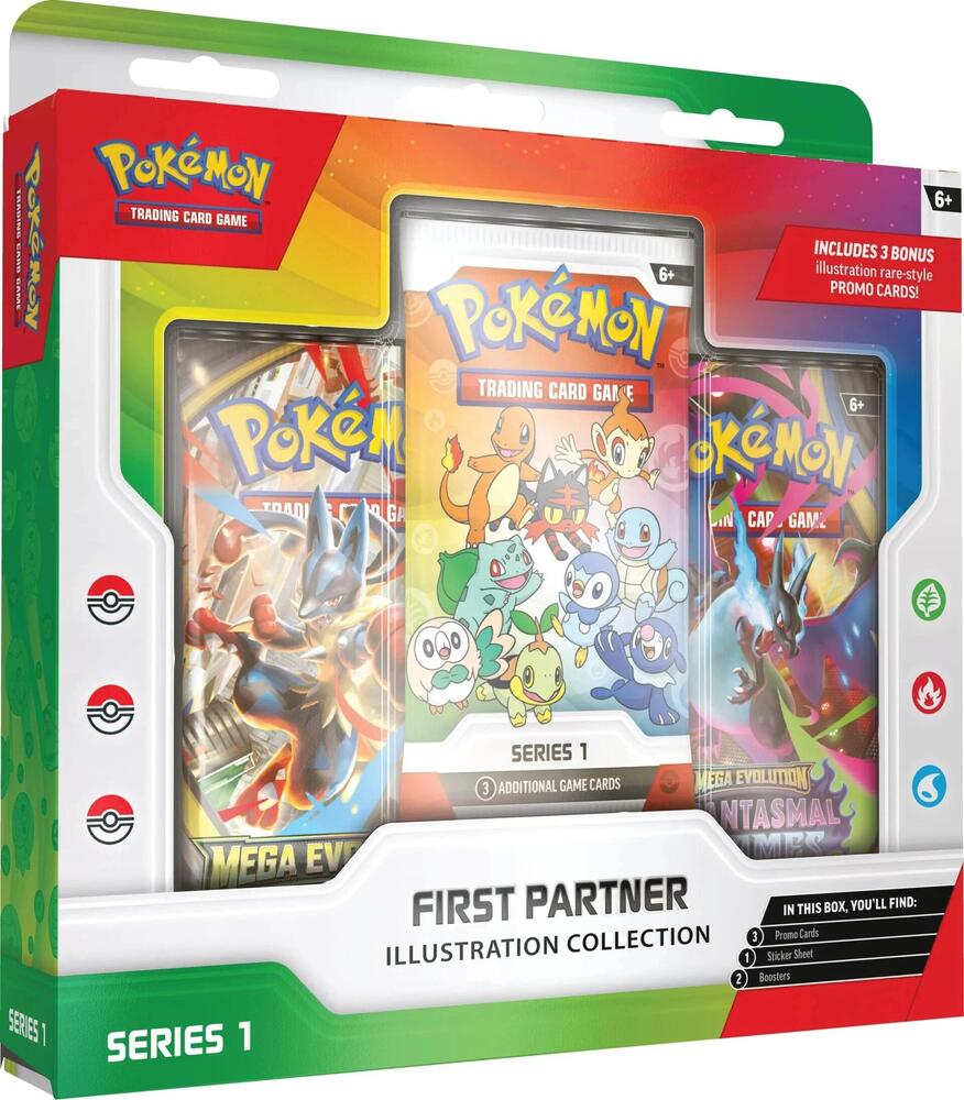 Pokemon TCG: First Partner Illustration Collection (Series 1) - First Partner Collection 2026
