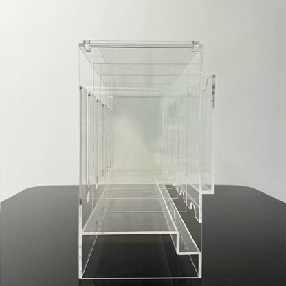 6 Slot Acrylic Booster Pack Display Dispenser - Stackable