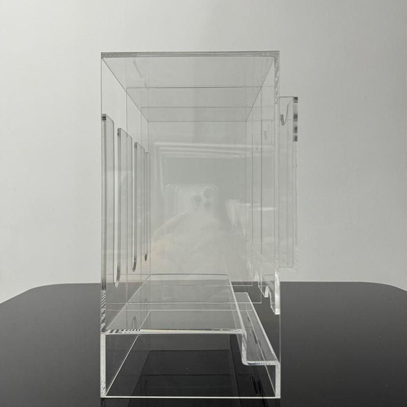 3 Slot Acrylic Booster Pack Display Dispenser