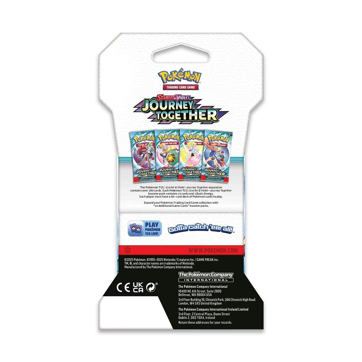 Pokemon TCG: Scarlet & Violet-Journey Together Sleeved Booster Pack