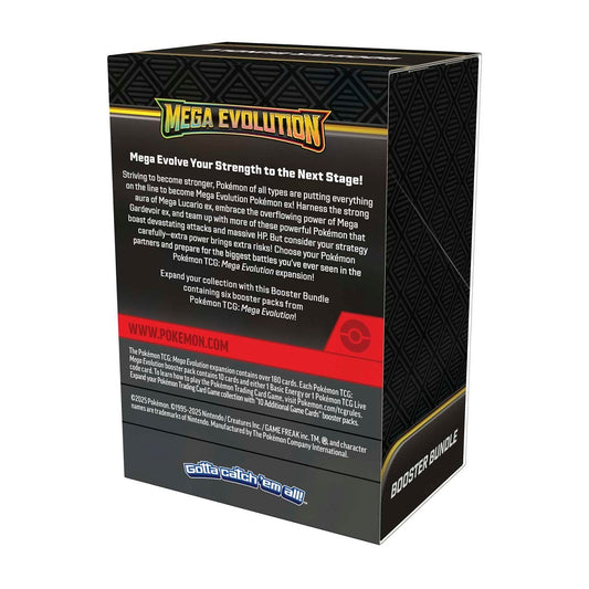 Pokemon TCG: Mega Evolutions Booster Bundle (6 Packs)