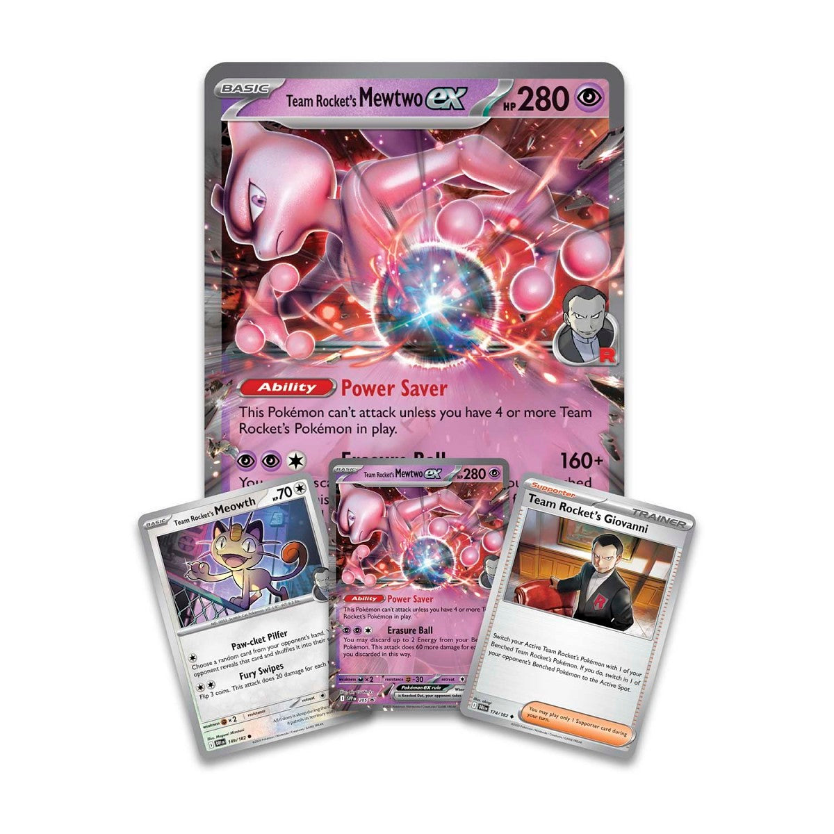 Pokemon TCG: Team Rocket Mewtwo ex Box