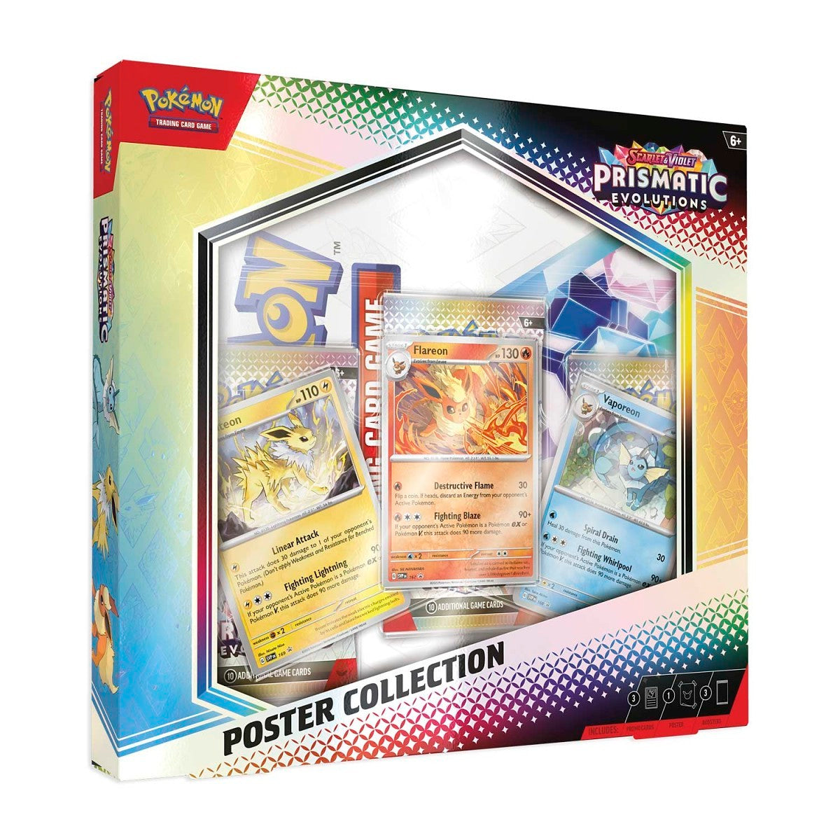 Pokemon TCG: Scarlet & Violet-Prismatic Evolutions Poster Collection