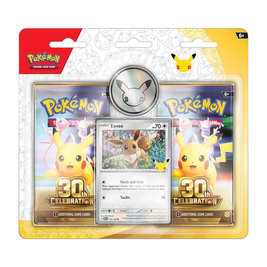 Pokemon TCG: 30th Celebration Eevee 2-Pack Blister