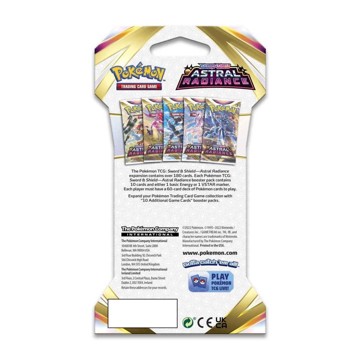 Pokemon TCG: Sword & Shield-Astral Radiance Sleeved Booster Pack