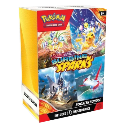 Pokemon TCG: Surging Sparks Booster Bundle (6 Packs)