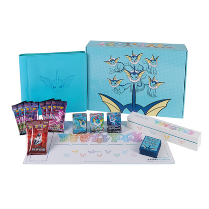 Pokemon TCG: S-Chinese Eevee GX Gift Box Vaporeon