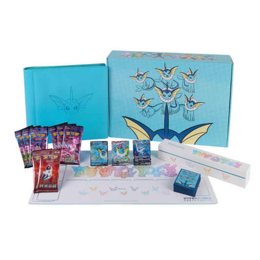 Pokemon TCG: S-Chinese Eevee GX Gift Box Vaporeon