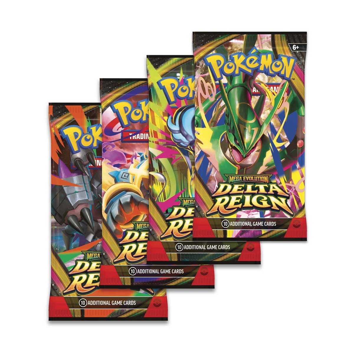 Pokemon TCG Mega Evolution - Delta Reign booster pack artwork selection