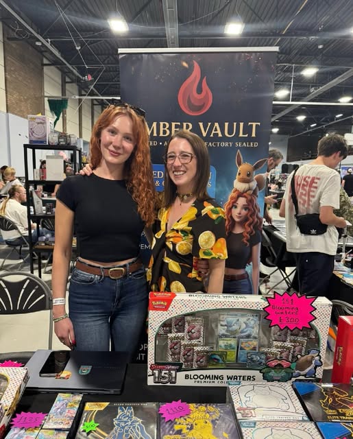 The Ember Vault team at a UK card show