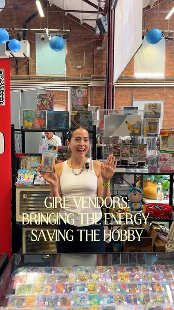 Women vendors in the trading card community
