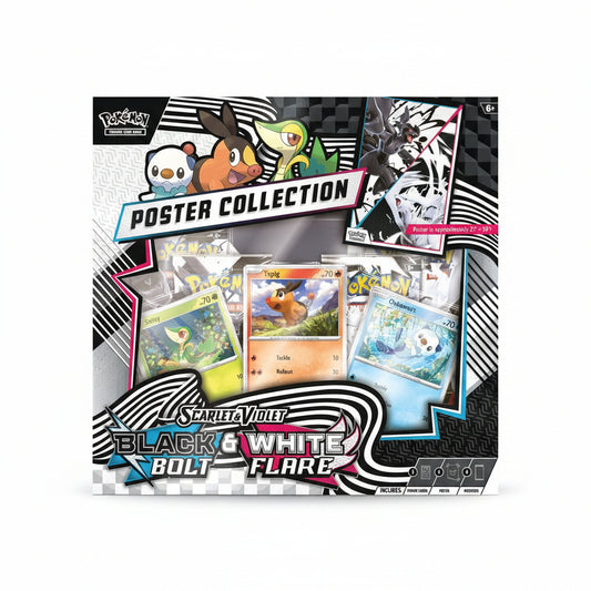 Pokemon TCG: SV Black Bolt & White Flare Unova Poster Collection